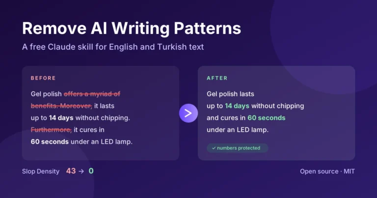 I Built a Claude Skill That Removes AI Writing Patterns